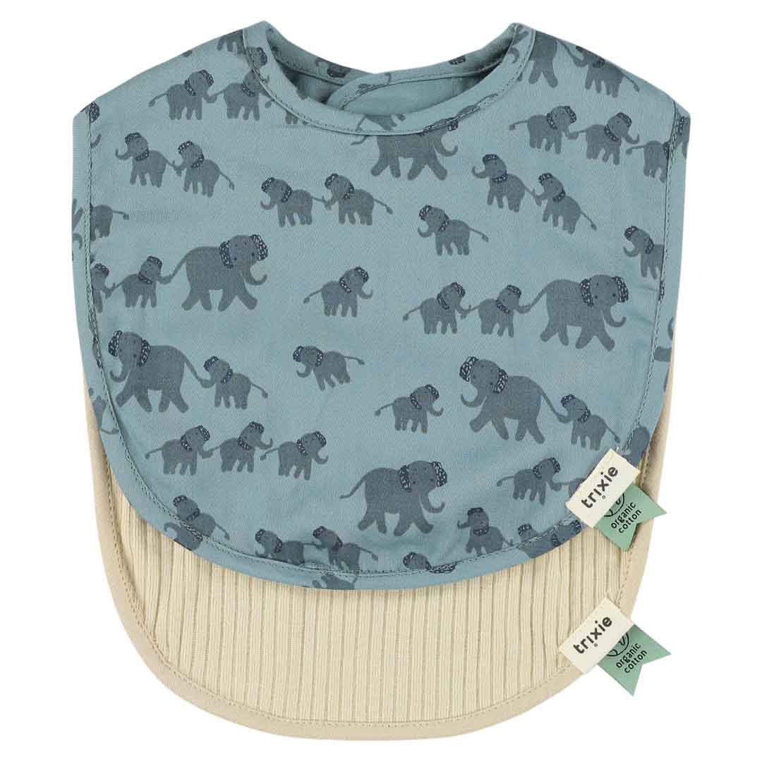 Babero recién nacido 2-pack mix - Enchanting Elephant